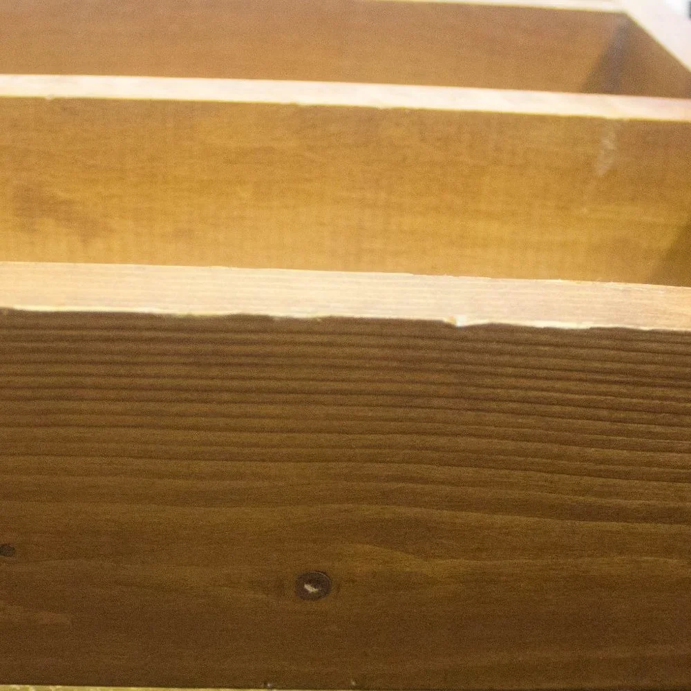 Handmade Wood Cabinet with Doors